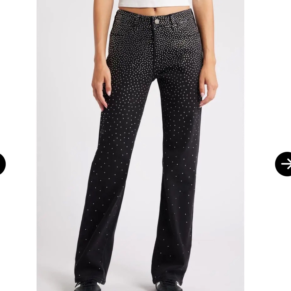 PTCL Star High Waist Wide Leg
Jeans
